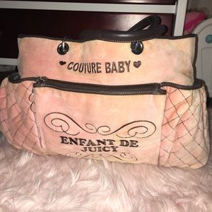 Juicy couture diaper bag